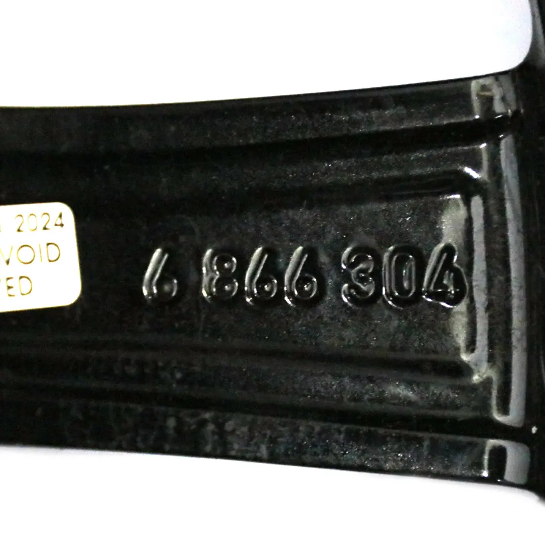 Llanta de aleación negra BMW F30 F31 LCI 16" V Spoke 656 7,5J ET:37 para con número de pieza 6866304 Llanta de aleación negra BMW F30 F31 LCI 16" V Spoke 656 7,5J ET:37 - SKU 6866304-2 - Número de pieza 6866304