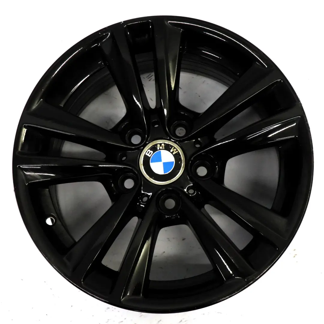 Alloy Wheel Rim 16" V Spoke 656 7,5J ET:37 to BMW F30 F31 LCI Black with Part number 6866304 BMW F30 F31 LCI Black Alloy Wheel Rim 16" V Spoke 656 7,5J ET:37 - SKU 6866304-3 - Part number 6866304