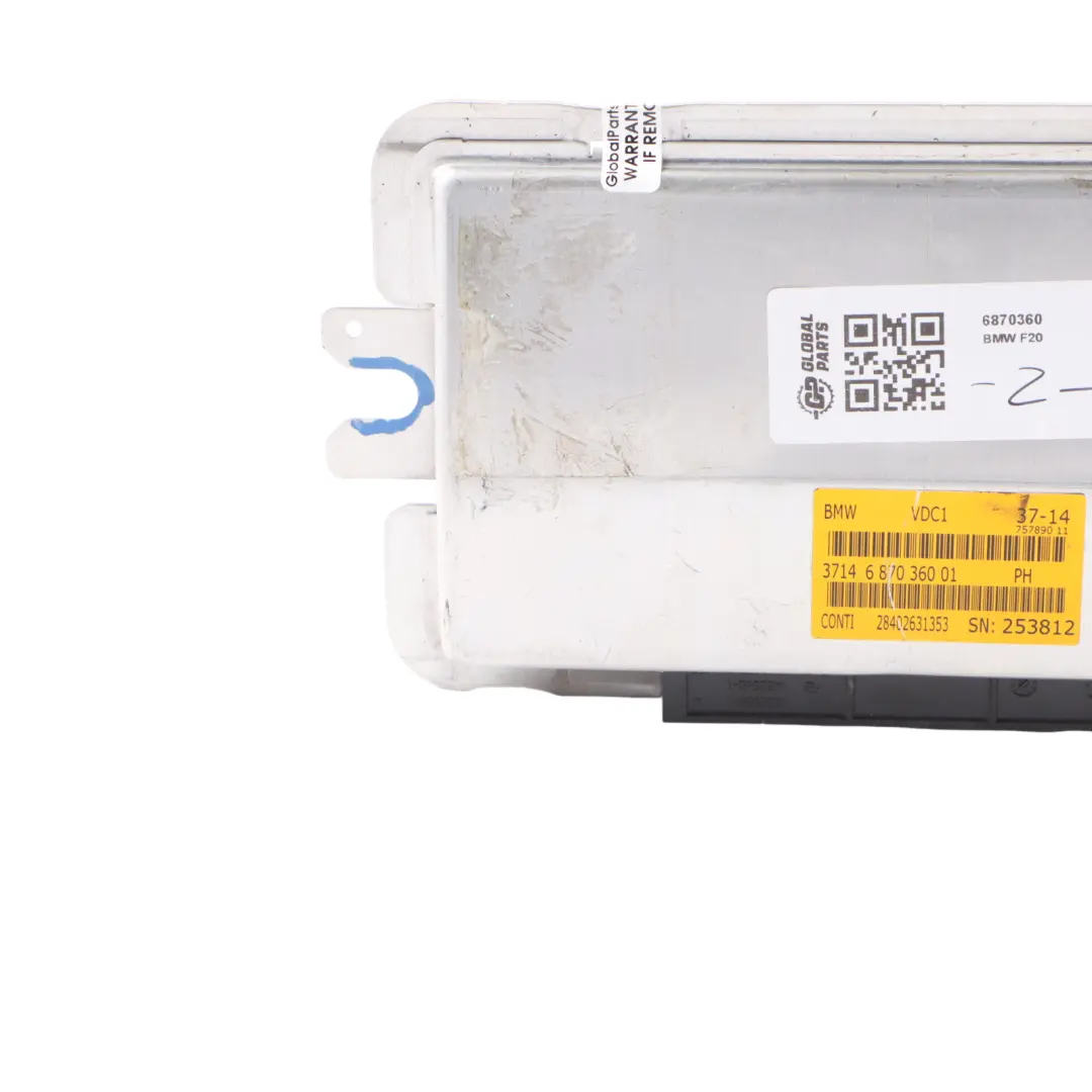 BMW F10 F20 F30 VDC Trasera M Sport Suspensión Módulo de Control - SKU 6870360 - Número de pieza 6870360