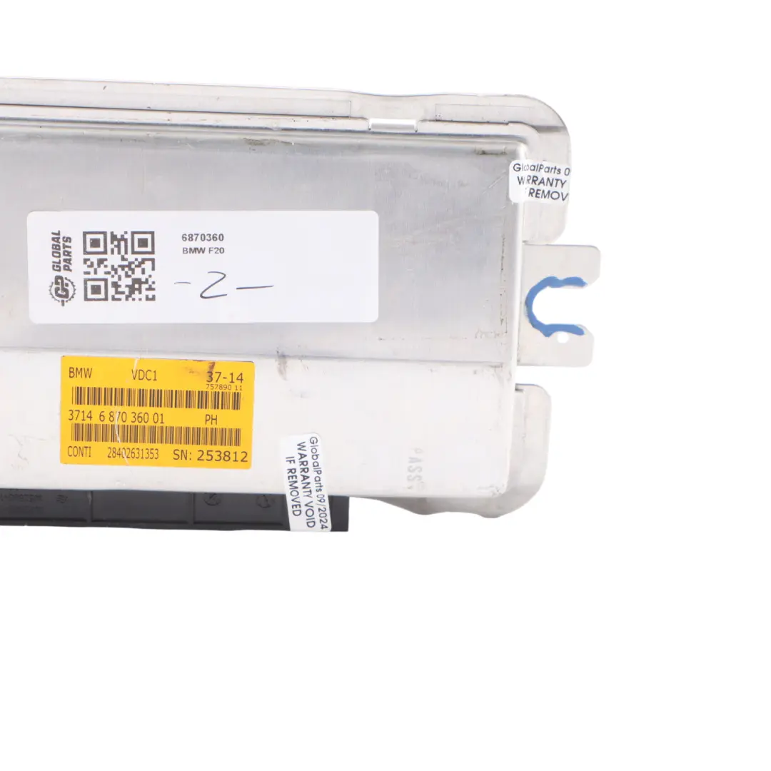 VDC Sospensione posteriore M Sport Modulo di controllo per BMW F10 F20 F30 con numero di parte 6870360 BMW F10 F20 F30 VDC Sospensione posteriore M Sport Modulo di controllo - SKU 6870360 - Numero di parte 6870360