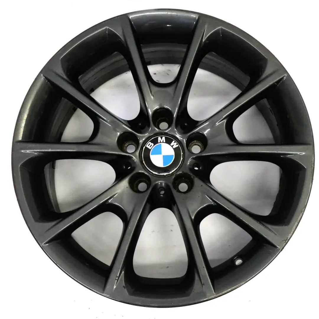 BMW F30 F32 F33 LCI Grey Alloy Wheel 18" 8J ET:34 V-Spoke Styling 398 - SKU 6874819-4 - Part number 6874819