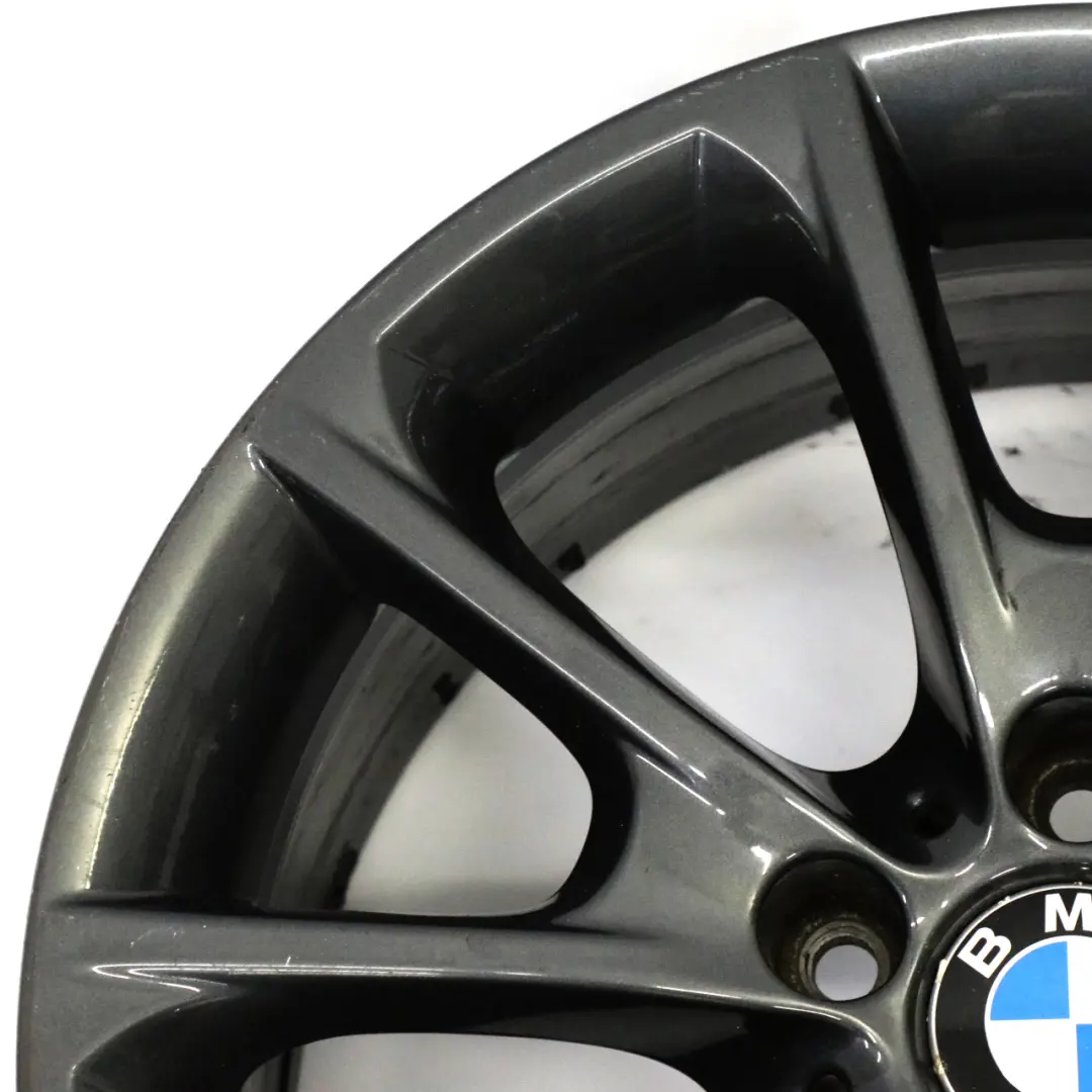 BMW F30 F32 F33 LCI Grey Alloy Wheel 18" 8J ET:34 V-Spoke Styling 398 - SKU 6874819-4 - Part number 6874819