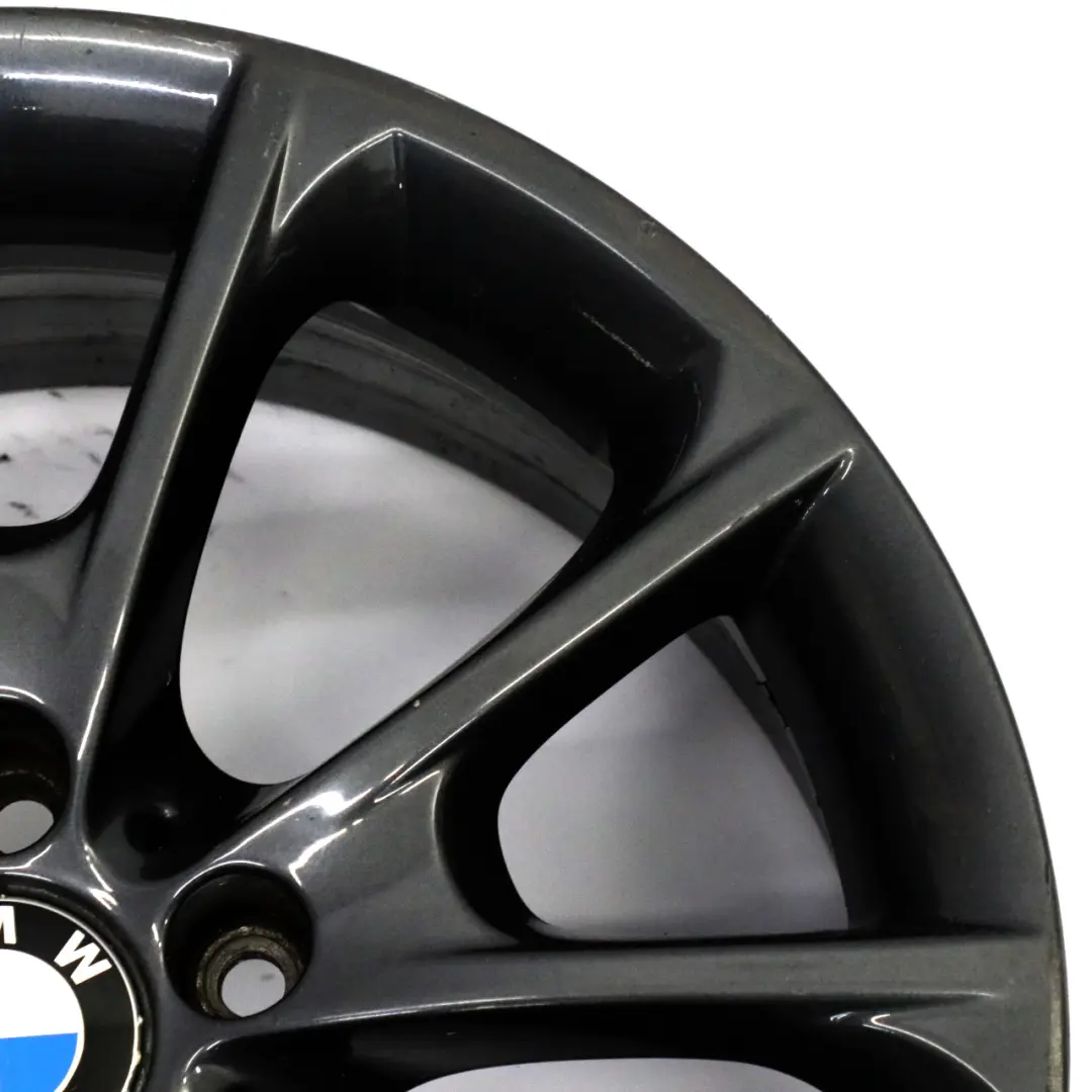 Grey Alloy Wheel 18" 8J ET:34 V-Spoke Styling 398 to BMW F30 F32 F33 LCI with Part number 6874819 BMW F30 F32 F33 LCI Grey Alloy Wheel 18" 8J ET:34 V-Spoke Styling 398 - SKU 6874819-4 - Part number 6874819