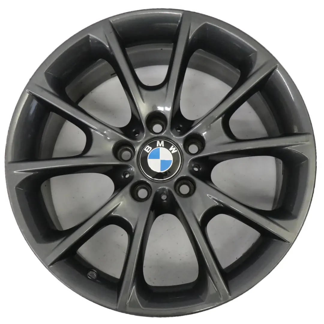 Orbitgrey Alloy Wheel 18" 8.5J ET:47 V-Spoke Styling 398 to BMW F30 F32 LCI with Part number 6874821 BMW F30 F32 LCI Orbitgrey Alloy Wheel 18" 8.5J ET:47 V-Spoke Styling 398 - SKU 6874821-6 - Part number 6874821