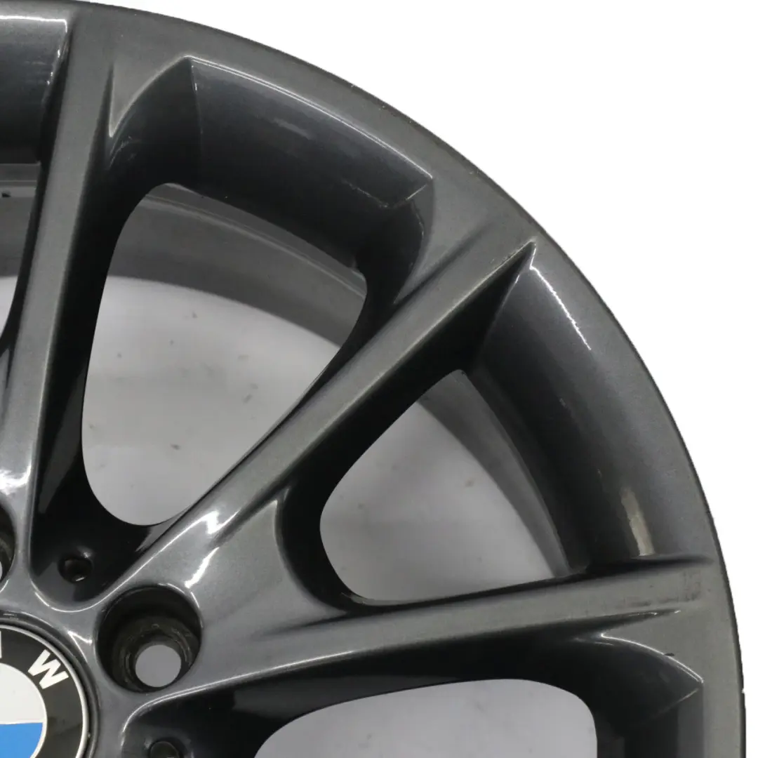 Orbitgrey Alloy Wheel 18" 8.5J ET:47 V-Spoke Styling 398 to BMW F30 F32 LCI with Part number 6874821 BMW F30 F32 LCI Orbitgrey Alloy Wheel 18" 8.5J ET:47 V-Spoke Styling 398 - SKU 6874821-6 - Part number 6874821