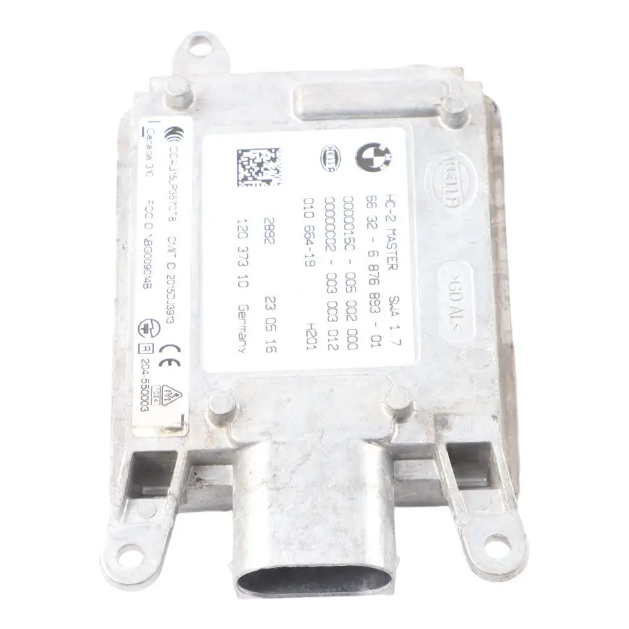 Sensor BMW F82 F80 F34 Lane Change Warning Module Master Rear Right O/S 6 to with Part number 6876893 Sensor BMW F82 F80 F34 Lane Change Warning Module Master Rear Right O/S 6 - SKU 6876893 - Part number 6876893