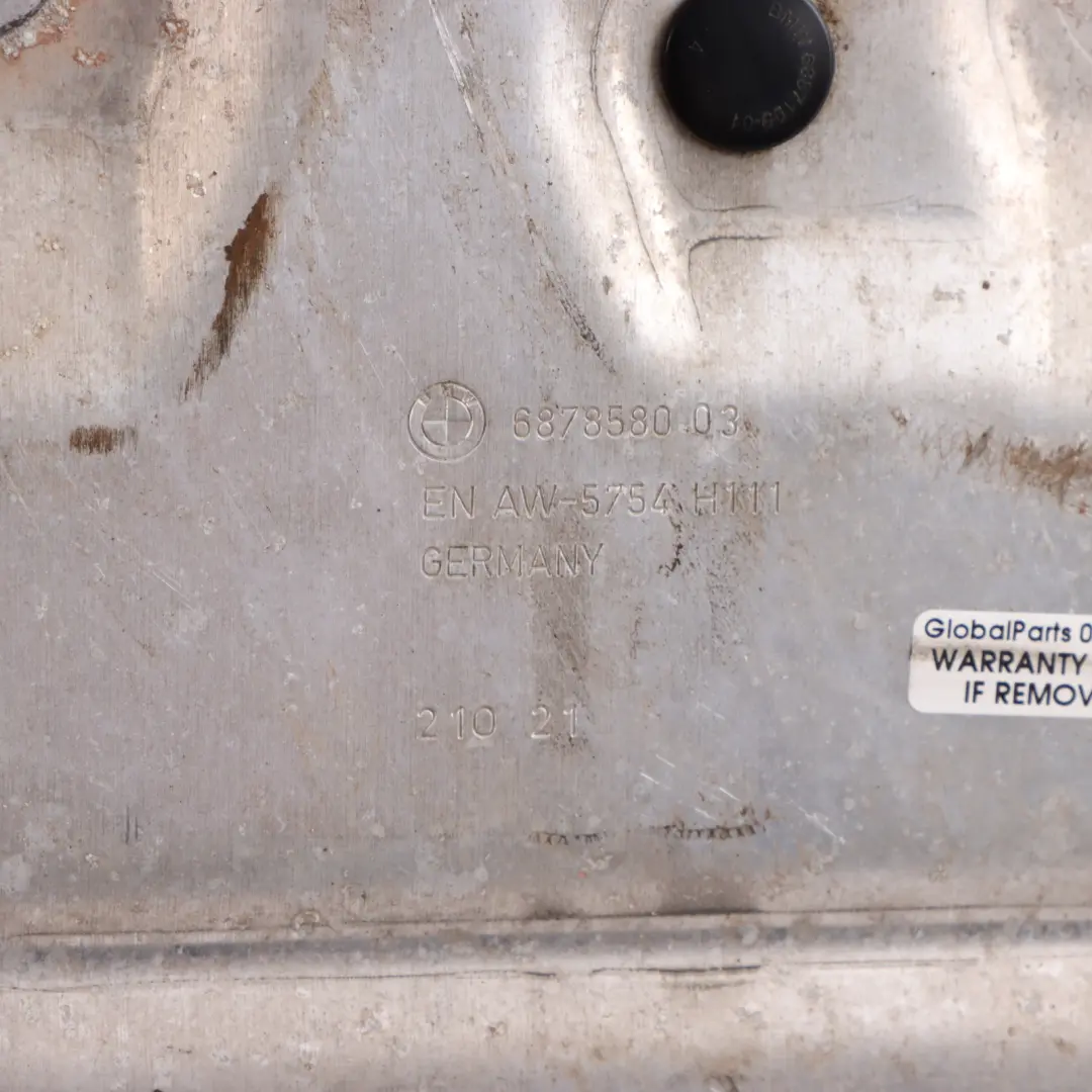 Underbody Plate BMW G20 G21 Undertray Panel Engine Stiffening Cover to with Part number 6878580 Underbody Plate BMW G20 G21 Undertray Panel Engine Stiffening Cover - SKU 6878580 - Part number 6878580