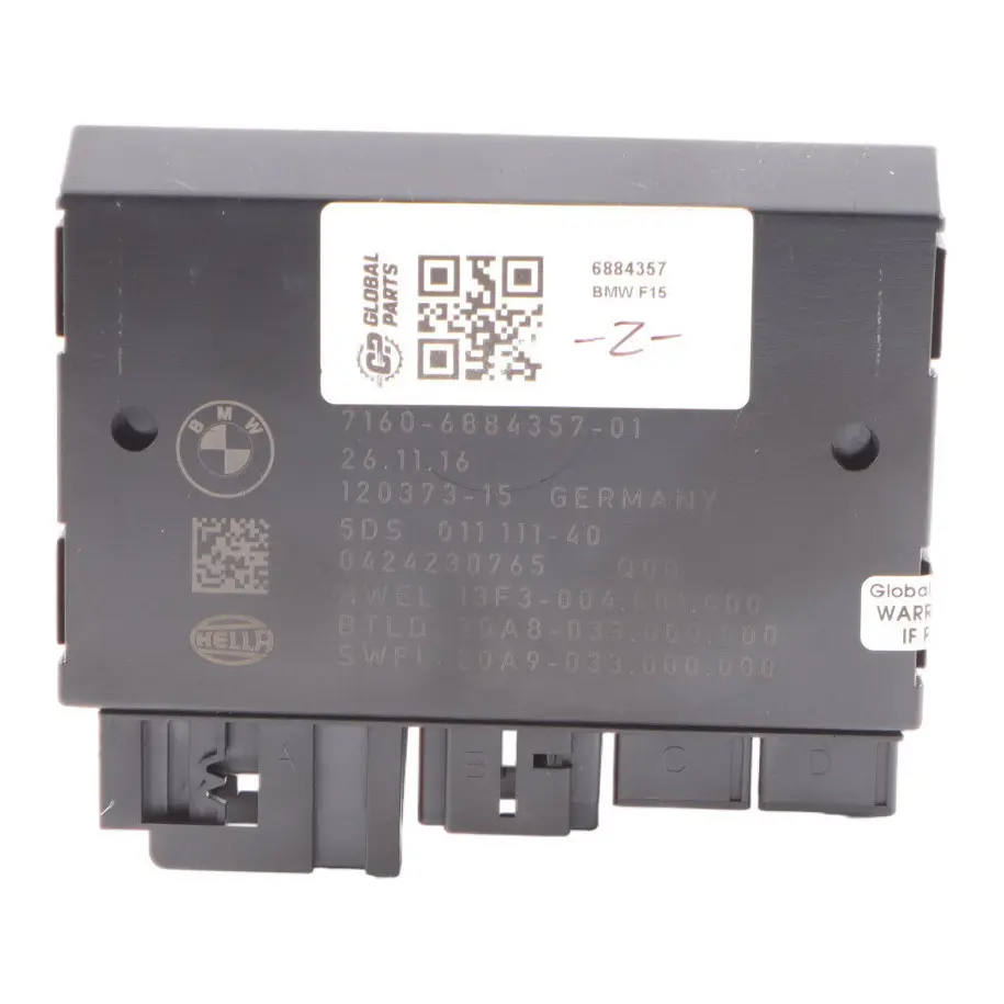 Towing Hitch Trailer Hook Module Control Unit ECU to BMW X5 F15 with Part number 6884357 BMW X5 F15 Towing Hitch Trailer Hook Module Control Unit ECU - SKU 6884357 - Part number 6884357