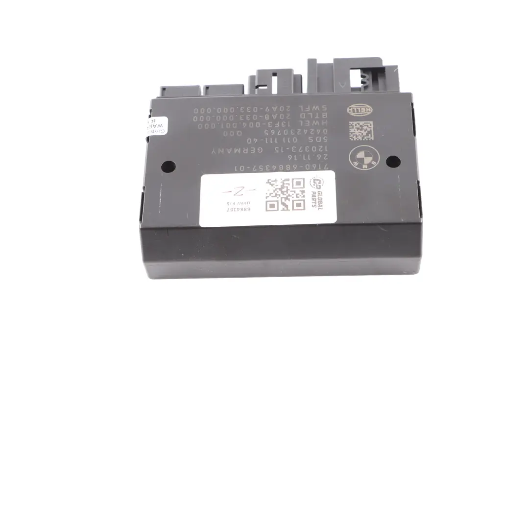 Towing Hitch Trailer Hook Module Control Unit ECU to BMW X5 F15 with Part number 6884357 BMW X5 F15 Towing Hitch Trailer Hook Module Control Unit ECU - SKU 6884357 - Part number 6884357