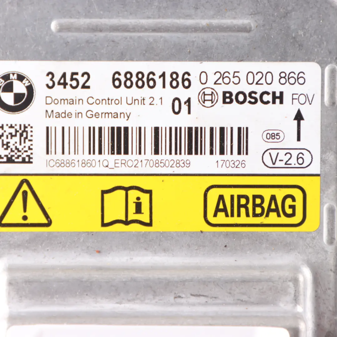 Hydro Unit DSC ICM Fastening Control Module ECU to BMW F20 F21 F22 F30 F31 with Part number 6886186 BMW F20 F21 F22 F30 F31 Hydro Unit DSC ICM Fastening Control Module ECU - SKU 6886186 - Part number 6886186