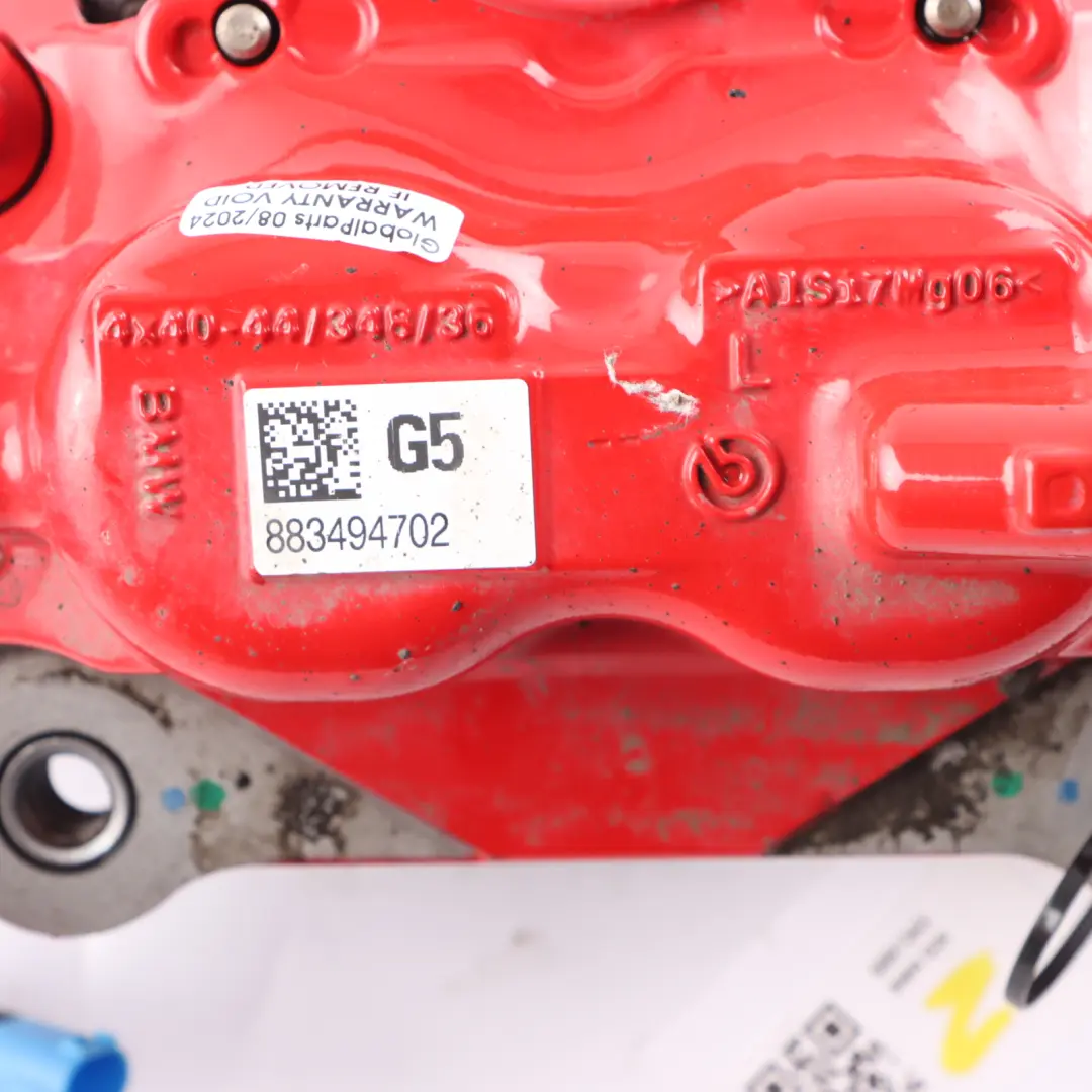 Brake Caliper BMW G20 G21 M Sport Front Left N/S Brake Housing Red 44/348/36 to with Part number 6891343 Brake Caliper BMW G20 G21 M Sport Front Left N/S Brake Housing Red 44/348/36 - SKU 6891343 - Part number 6891343