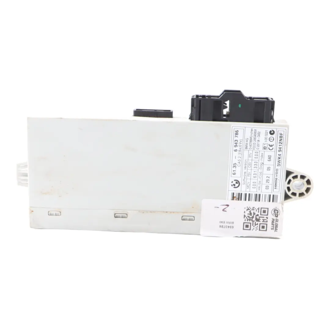 CAS2 ECU Control Unit Module 61356964051 to BMW E87 E90 with Part number 6943786 BMW E87 E90 CAS2 ECU Control Unit Module 61356964051 - SKU 6943786 - Part number 6943786