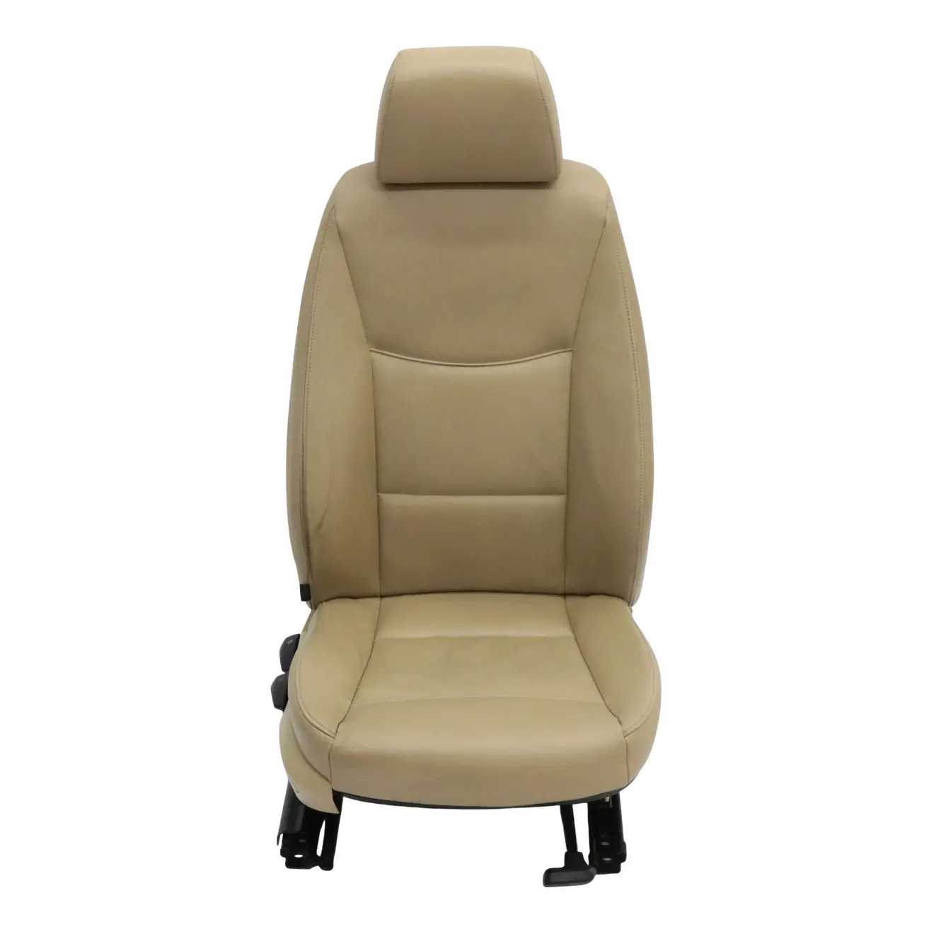 BMW E90 E91 Pelle Riscaldata Interno Anteriore Destro Sedile Dakota Beige