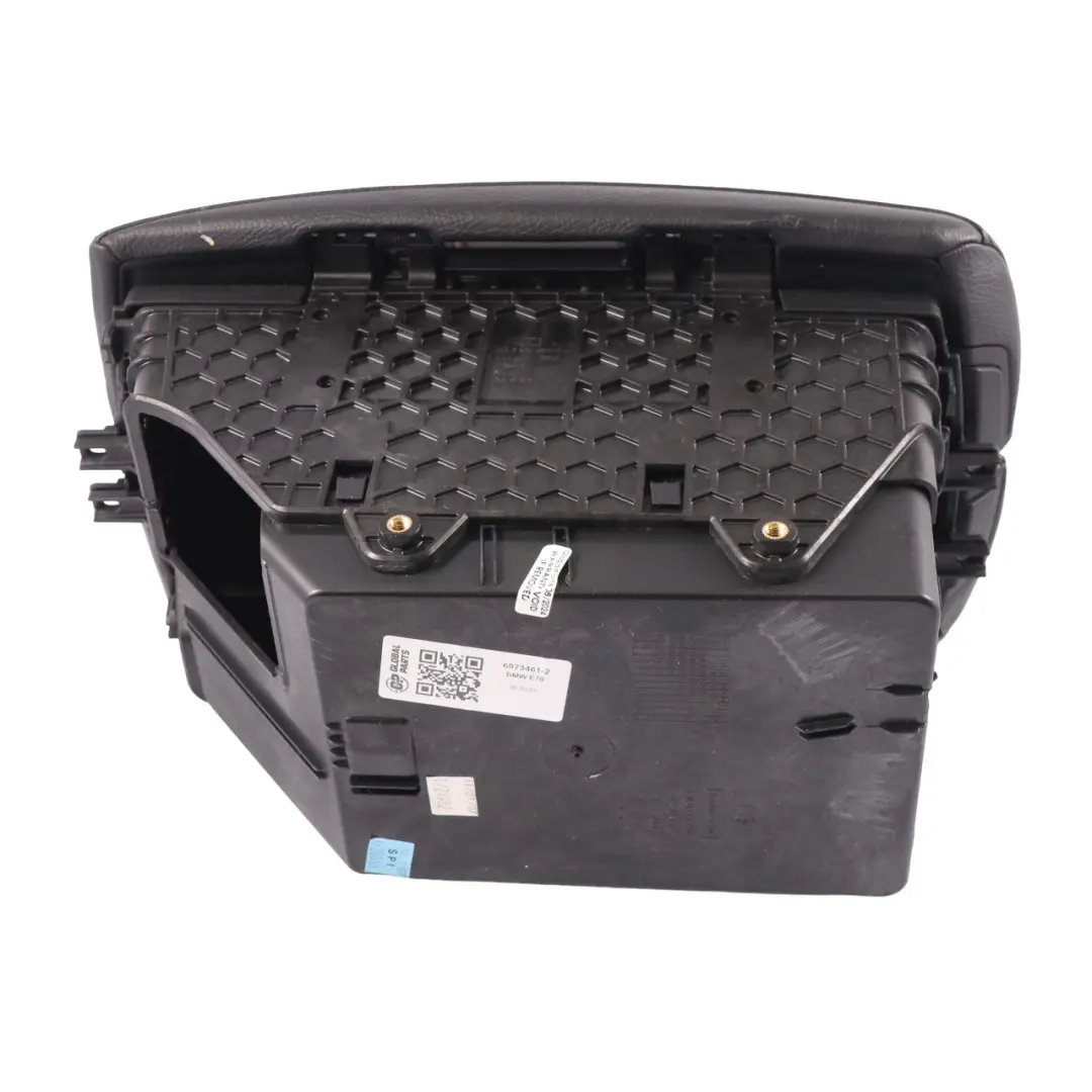 Bracciolo anteriore centrale in pelle Nevada Nero 6973462 per BMW X5 E70 con numero di parte 6973461 BMW X5 E70 Bracciolo anteriore centrale in pelle Nevada Nero 6973462 - SKU 6973461-2 - Numero di parte 6973461