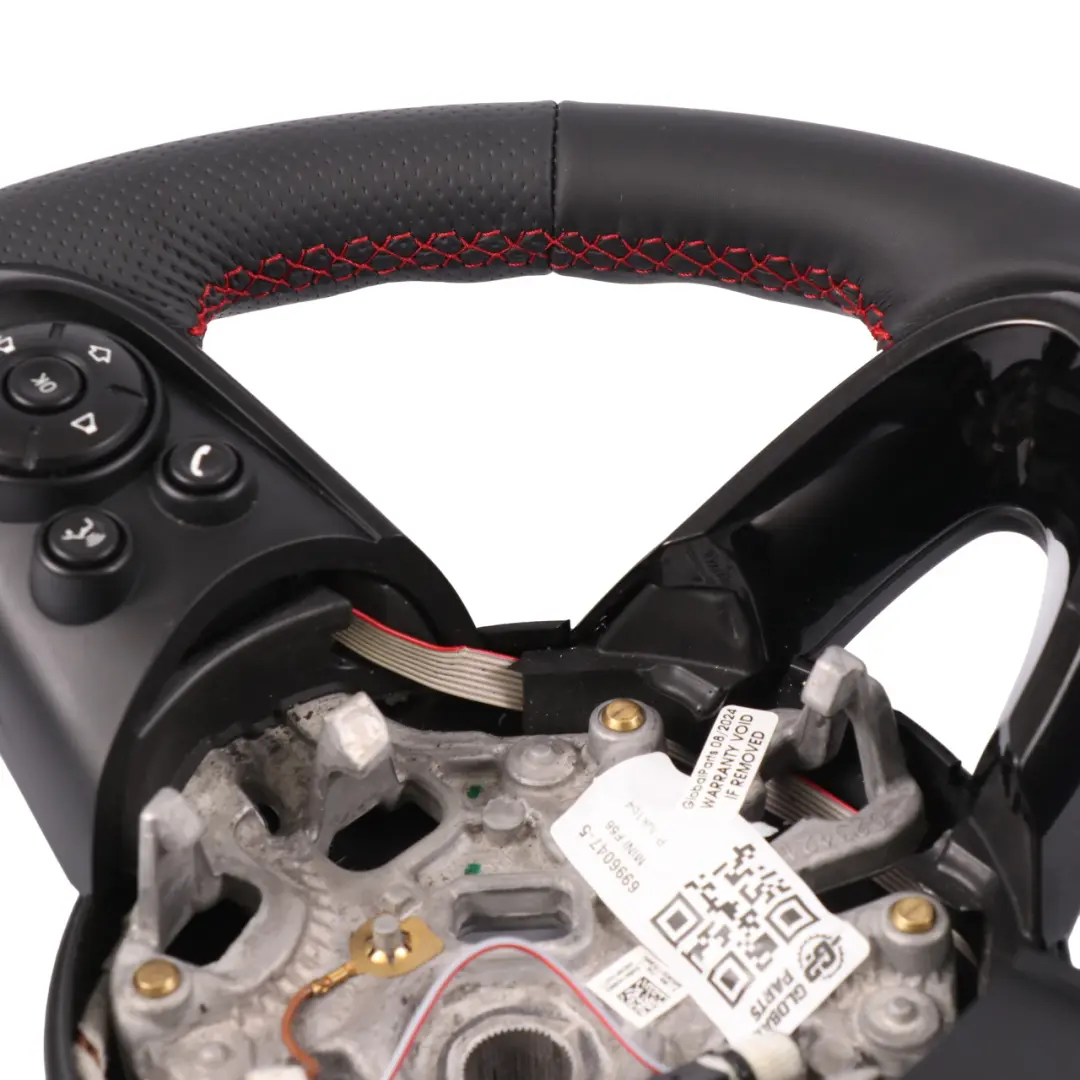NEU Schwarz Leder Sportlenkrad Sport Lenkrad Rote Fäden für Mini Cooper F55 F56 F60 mit Teilenummer 6996047 Mini Cooper F55 F56 F60 NEU Schwarz Leder Sportlenkrad Sport Lenkrad Rote Fäden - SKU 6996047-5 - Teilenummer 6996047