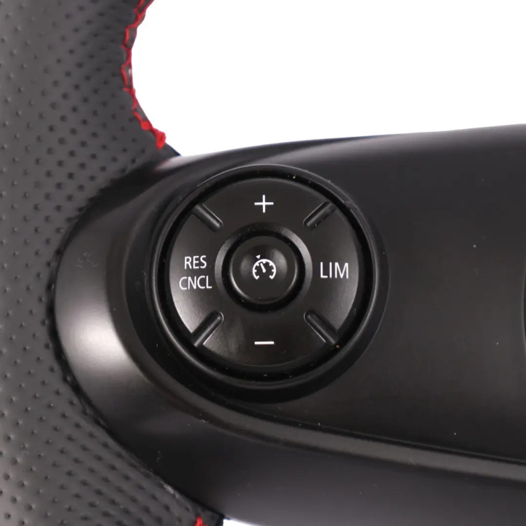 Mini Cooper F54 F55 F56 F60 NEW Black Leather Sport Steering Wheel Red Threads - SKU 6996047-5 - Part number  6996047