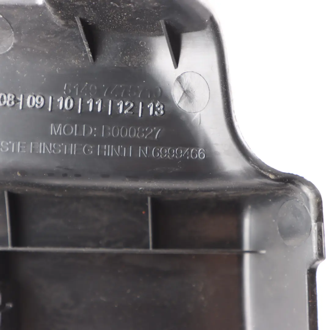 Entrance Cover Strip Sill Scuff Plate Right O/S Trim Panel to BMW F44 Rear with Part number 6999466 BMW F44 Rear Entrance Cover Strip Sill Scuff Plate Right O/S Trim Panel - SKU 6999466 - Part number 6999466