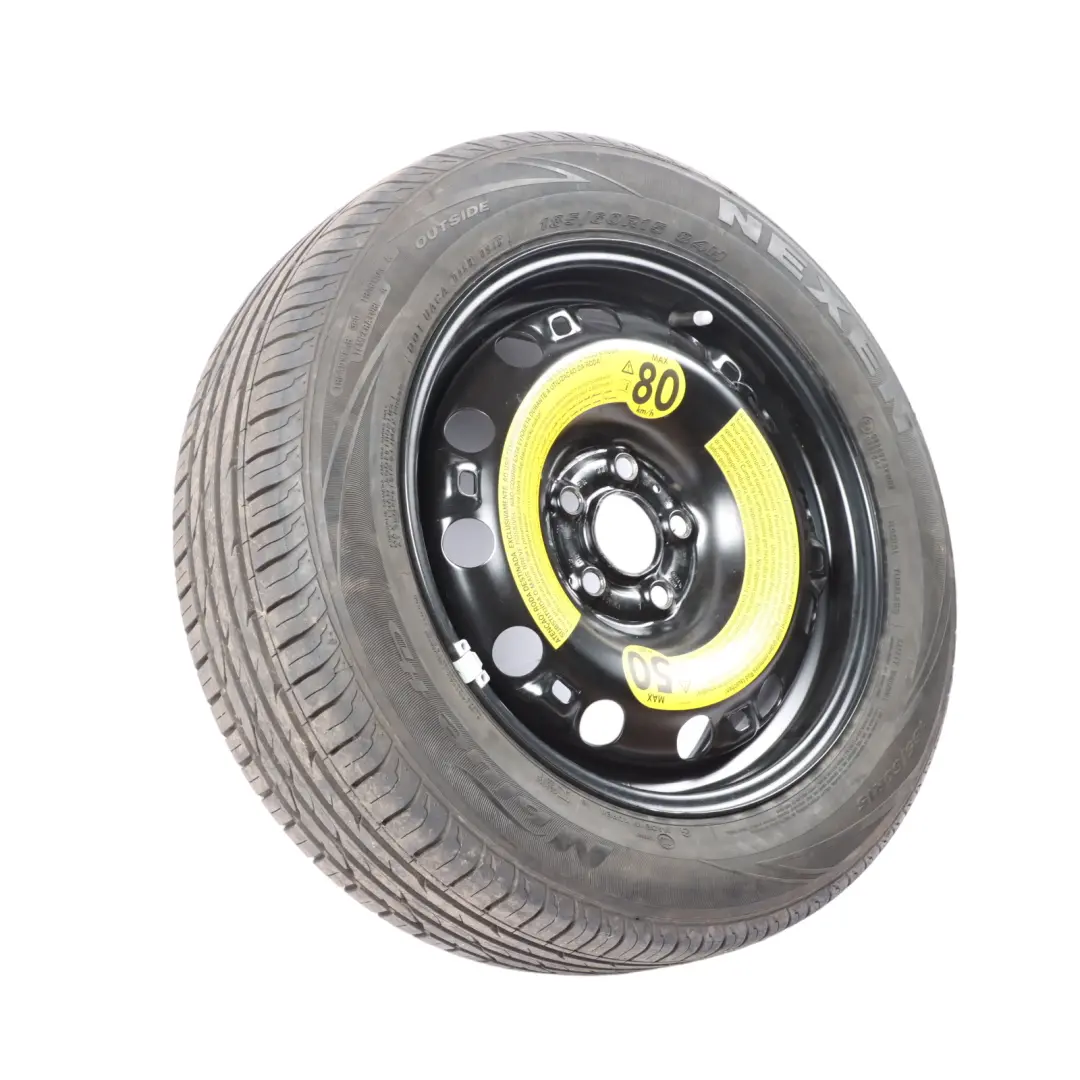 Volkswagen Polo 6R Spare Wheel Steel R15 Tyre Nexen 6J 185/60 - SKU 6C0601027 - Part number 6C0601027