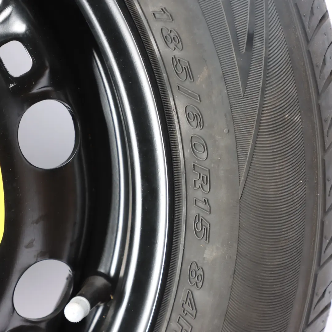 Spare Wheel Steel R15 Tyre Nexen 6J 185/60 to Volkswagen Polo 6R with Part number 6C0601027 Volkswagen Polo 6R Spare Wheel Steel R15 Tyre Nexen 6J 185/60 - SKU 6C0601027 - Part number 6C0601027