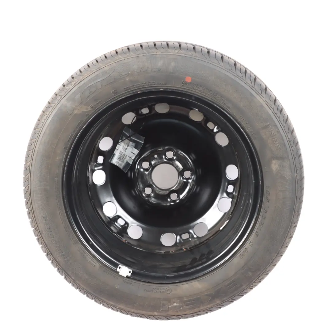 Spare Wheel Steel R15 Tyre Nexen 6J 185/60 to Volkswagen Polo 6R with Part number 6C0601027 Volkswagen Polo 6R Spare Wheel Steel R15 Tyre Nexen 6J 185/60 - SKU 6C0601027 - Part number 6C0601027