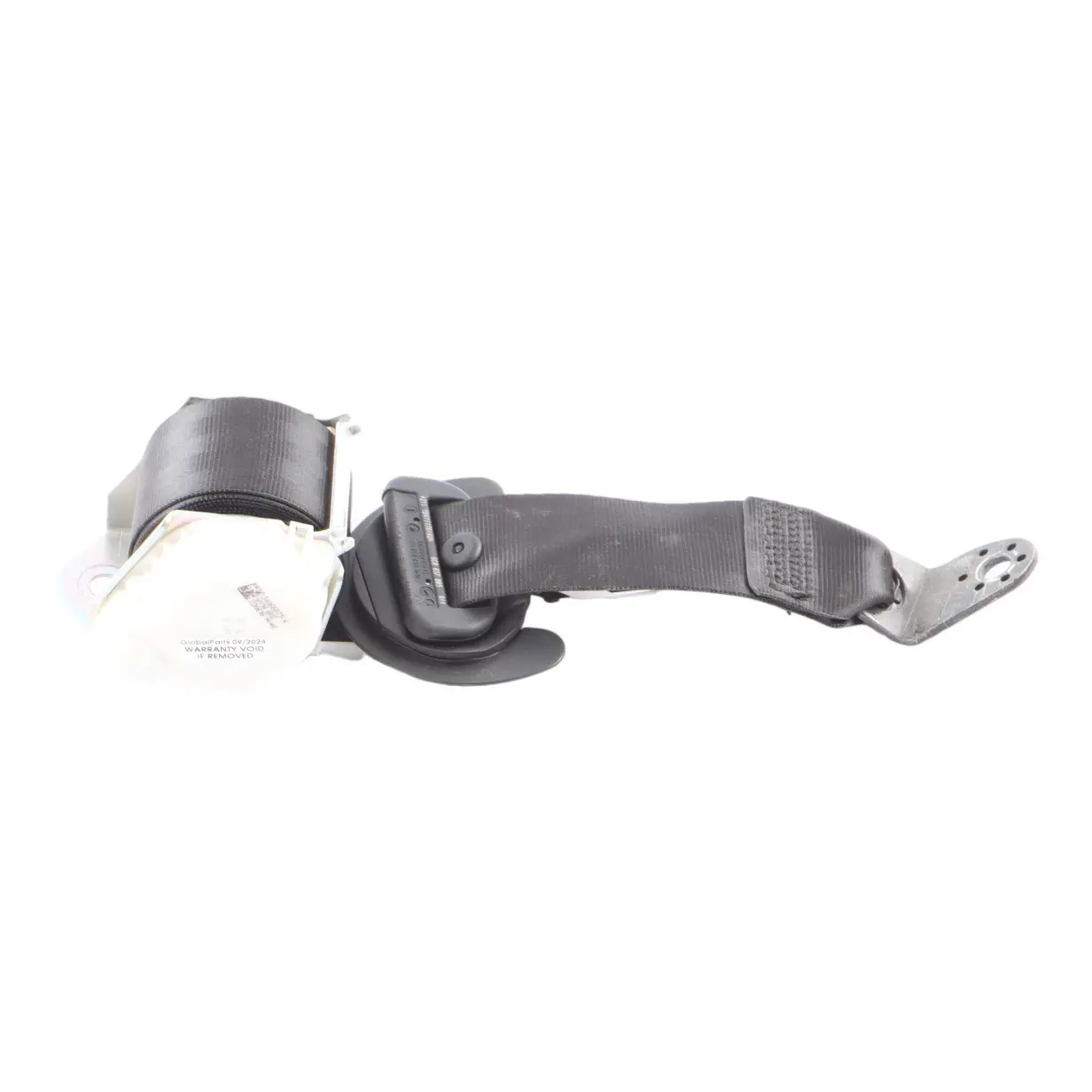 VW Volkswagen Polo 6C 6R Sicherheitsgurt Hinten Links Schwarz 6C0857805