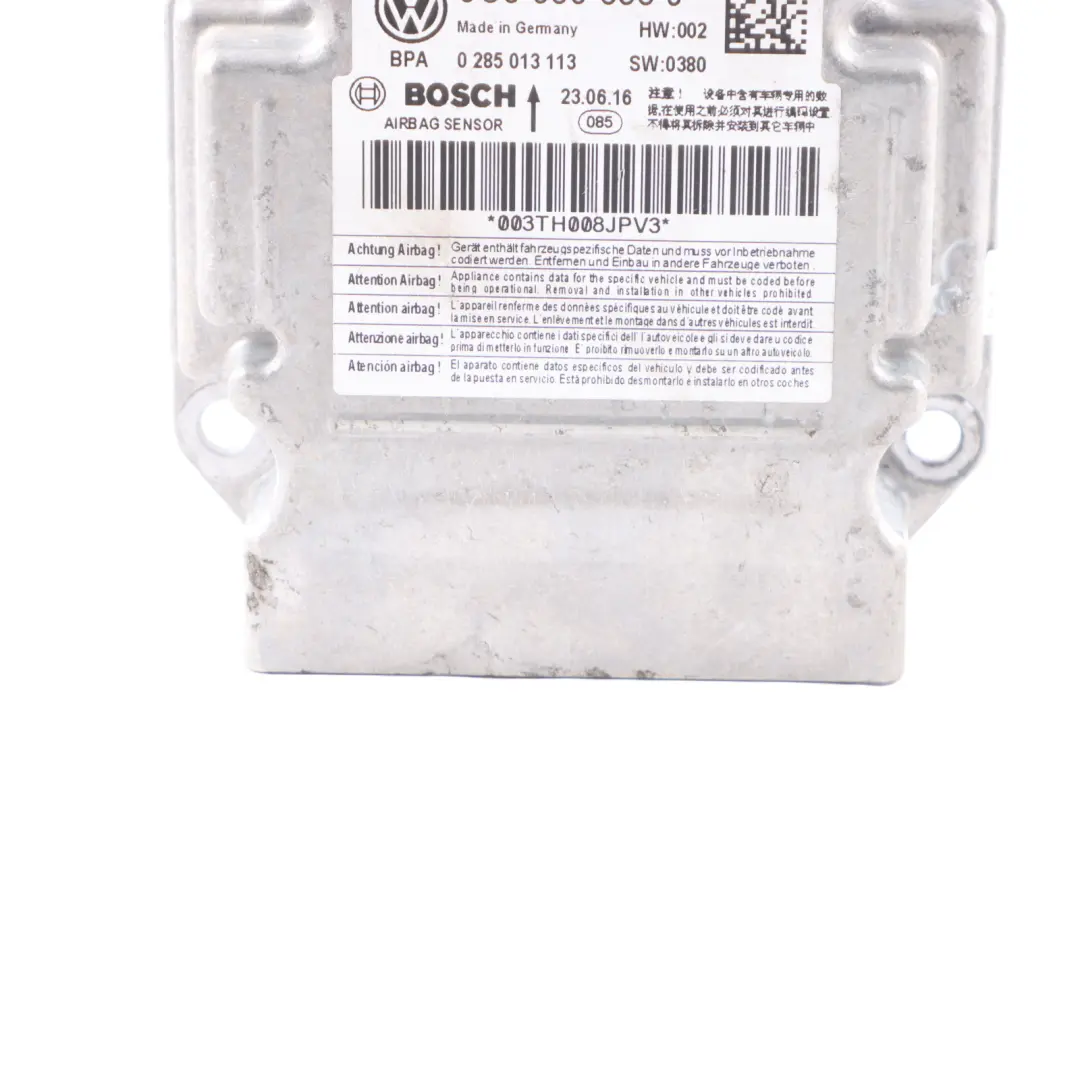 Control Unit VW Volkswagen Polo 6C 6R Air Module Unit ECU SRS Bosch  - SKU 6C0959655 - Part number 6C0959655