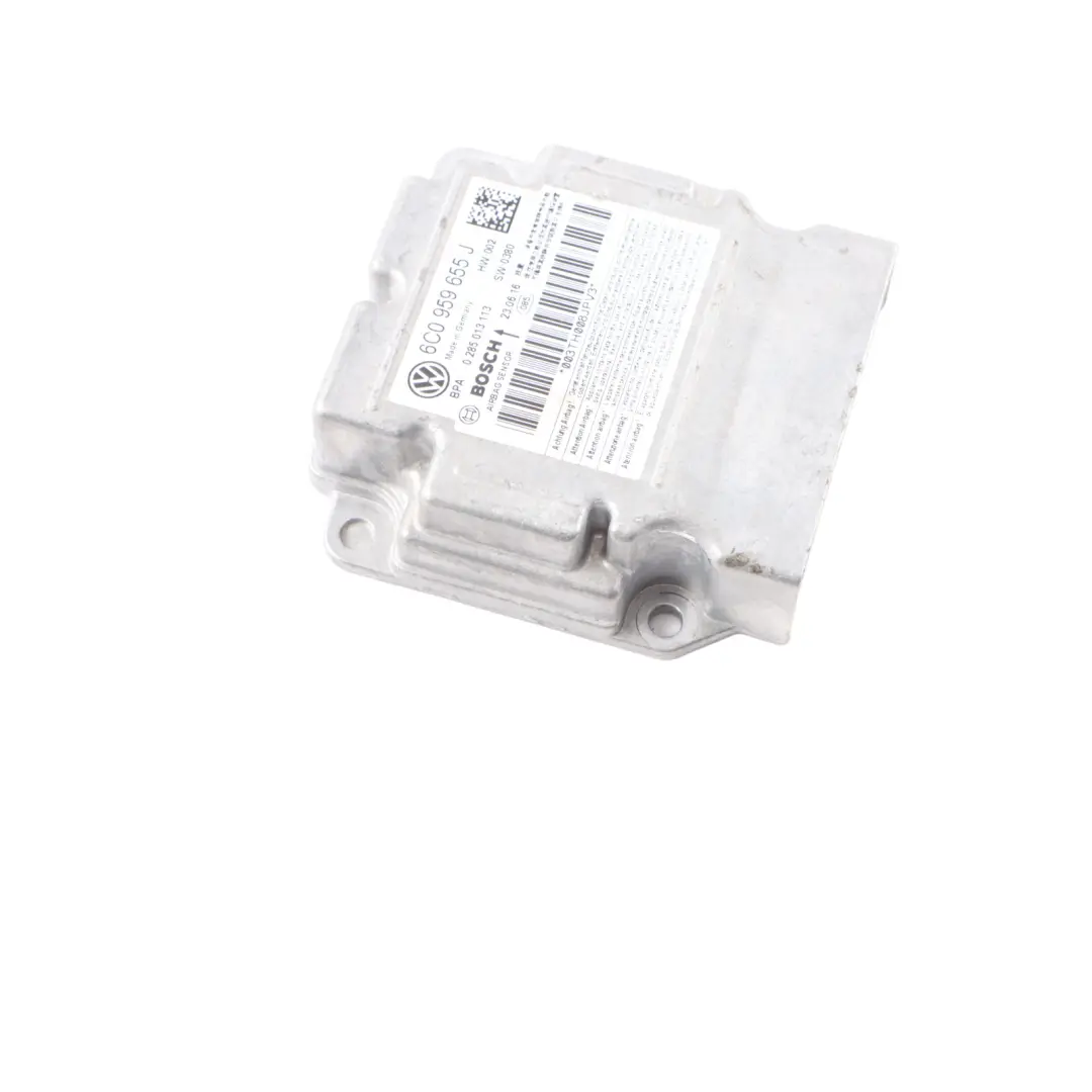 Control Unit VW Volkswagen Polo 6C 6R Air Module Unit ECU SRS Bosch  - SKU 6C0959655 - Part number 6C0959655