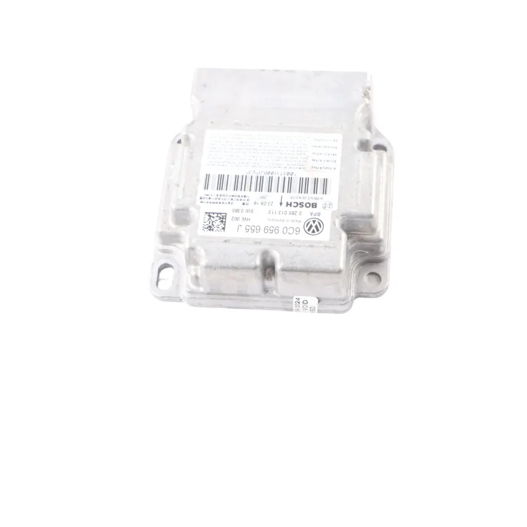 Control Unit VW Volkswagen Polo 6C 6R Air Module Unit ECU SRS Bosch  - SKU 6C0959655 - Part number 6C0959655