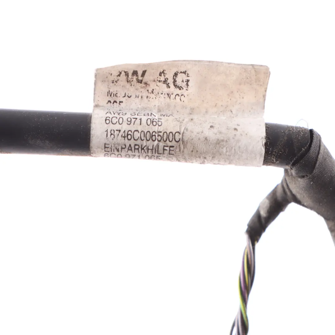 Volkswagen VW Polo MK5 Wiązka Czujników Parkowania Tył Zderzak - SKU 6C0971065 - Numer Części 6C0971065
