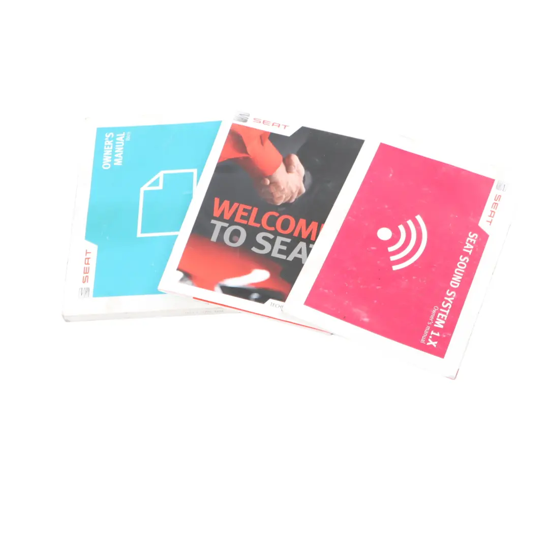 Seat Ibiza 6J Owner's Handbook Service Booklet Case Pouch Wallet Set - SKU 6J0012720C - Part number 6J0012720C
