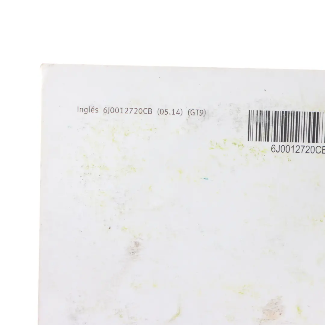 Seat Ibiza 6J Owner's Handbook Service Booklet Case Pouch Wallet Set - SKU 6J0012720C - Part number 6J0012720C