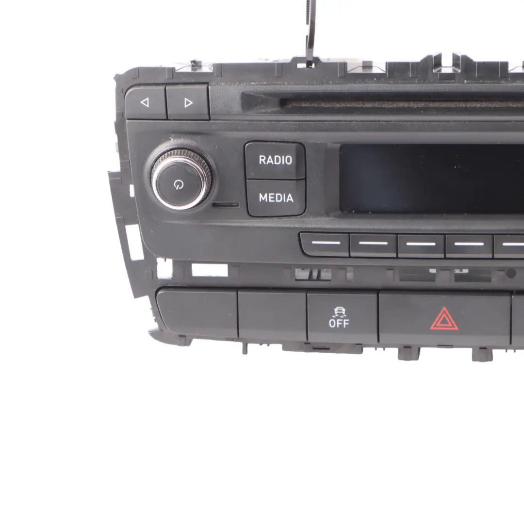 6J Head Unit Mulitmedia Hazard Triangle Switch Panel Block to Seat Ibiza with Part number 6J0035156 Seat Ibiza 6J Head Unit Mulitmedia Hazard Triangle Switch Panel Block - SKU 6J0035156 - Part number 6J0035156