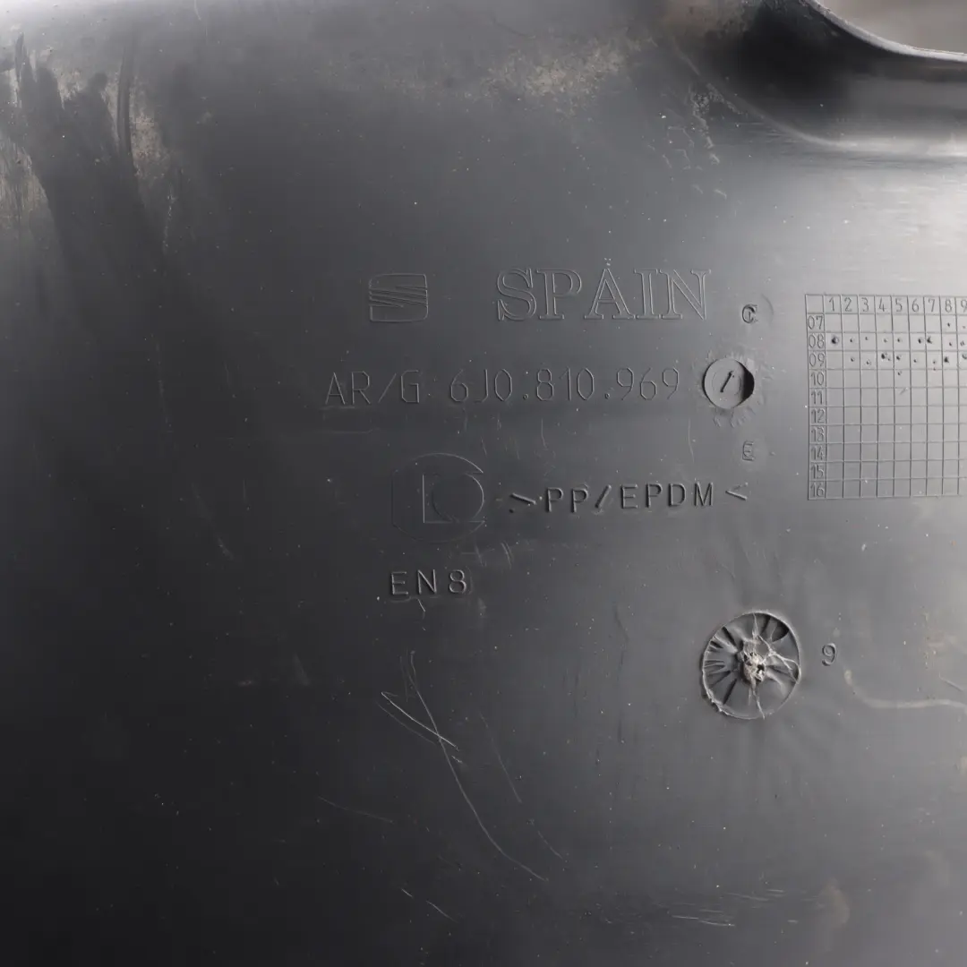 6J Rear Inner Wheel Arch Left N/S Mud Splash Guard Inner to Seat Ibiza with Part number 6J0810969 Seat Ibiza 6J Rear Inner Wheel Arch Left N/S Mud Splash Guard Inner - SKU 6J0810969 - Part number 6J0810969