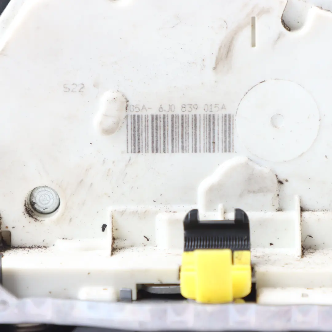 6J Door Lock Rear Left N/S Passenger Side Mechanism to Seat Ibiza 4 with Part number 6J0839015A Seat Ibiza 4 6J Door Lock Rear Left N/S Passenger Side Mechanism - SKU 6J0839015A - Part number 6J0839015A