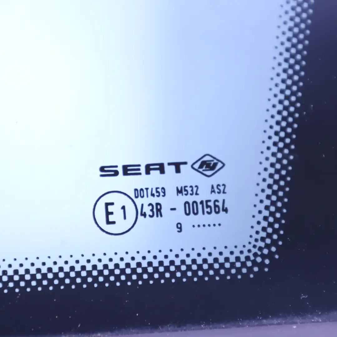 Seat Ibiza 6J Front Door Left N/S Window Glass Triangle Quarter AS2 - SKU 6J0845411B - Part number 6J0845411B