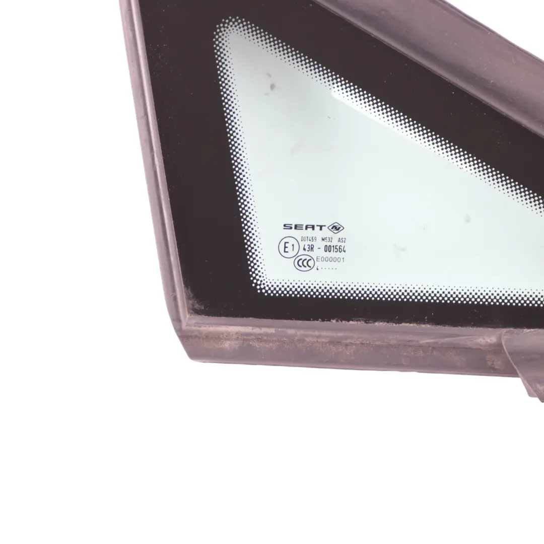 6J Front Quarter Glass Driver Side Window AS2 Right O/S to Seat Ibiza with Part number 6J0845412C Seat Ibiza 6J Front Quarter Glass Driver Side Window AS2 Right O/S - SKU 6J0845412C - Part number 6J0845412C