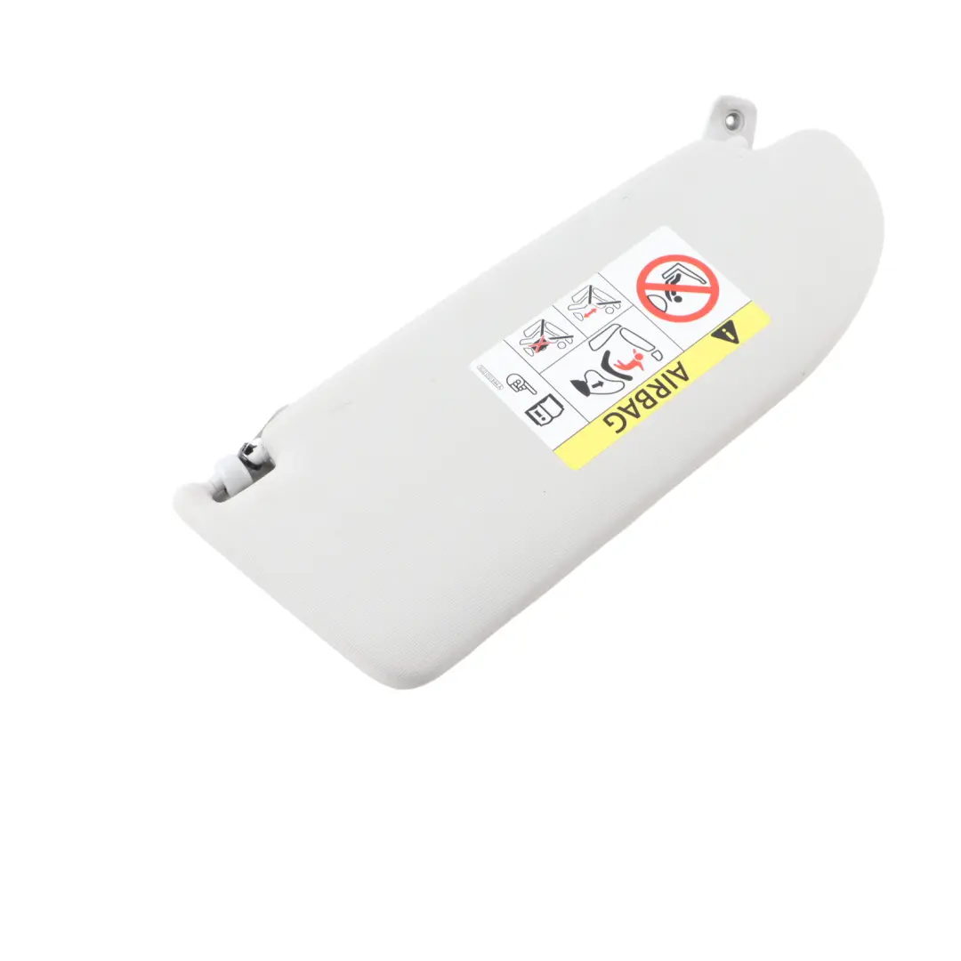 Seat Ibiza 4 6J Sun Visor Left N/S Passenger Sun Shade Grey Mirror - SKU 6J0857551A - Part number 6J0857551A
