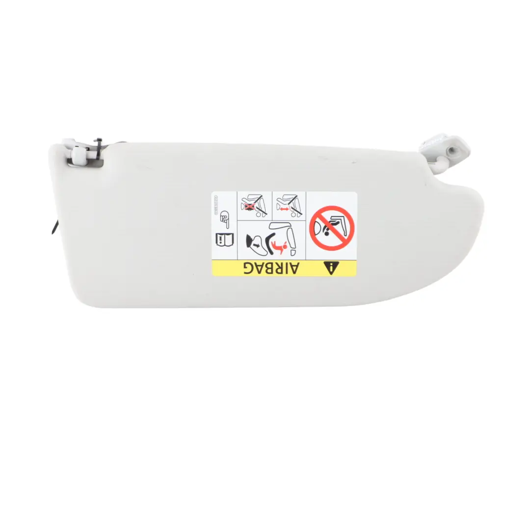 6J Sun Visor Left N/S Passenger Sun Shade Grey Mirror to Seat Ibiza 4 with Part number 6J0857551A Seat Ibiza 4 6J Sun Visor Left N/S Passenger Sun Shade Grey Mirror - SKU 6J0857551A - Part number 6J0857551A