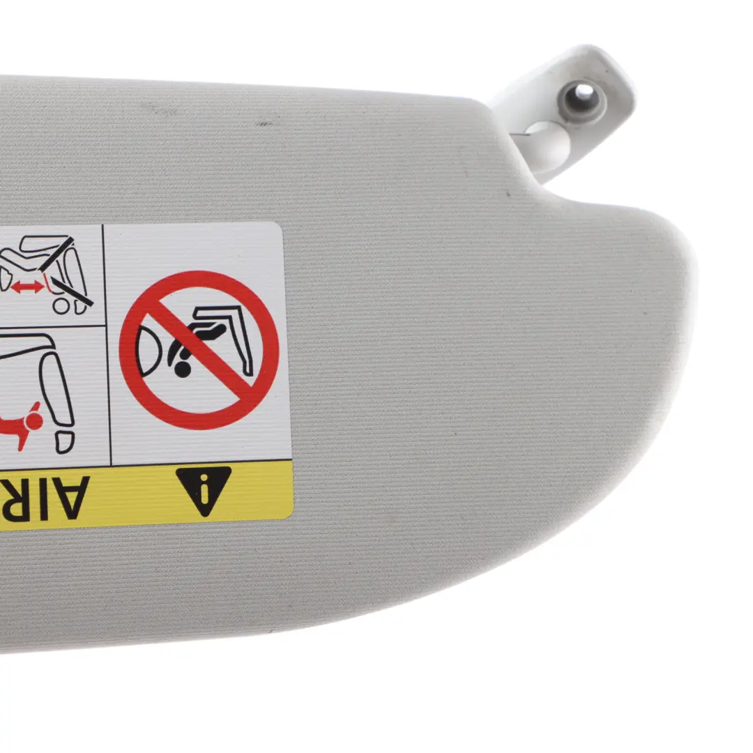 Seat Ibiza 4 6J Sun Visor Left N/S Passenger Sun Shade Grey Mirror - SKU 6J0857551A - Part number 6J0857551A
