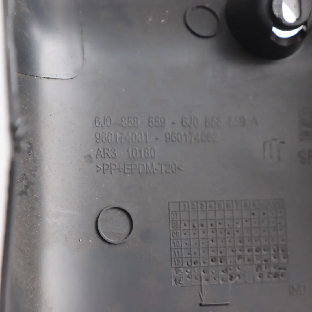 6J Steering Column Cover Bottom Trim Surround to Seat Ibiza 4 with Part number 6J0858559A Seat Ibiza 4 6J Steering Column Cover Bottom Trim Surround - SKU 6J0858559A - Part number 6J0858559A