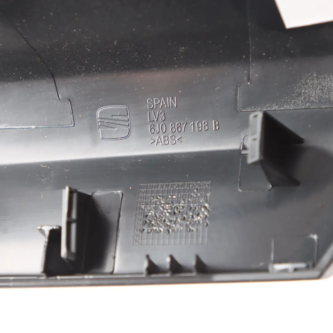 Seat Ibiza 6J Interior Front Right O/S Door Handle Trim Cover - SKU 6J0867198B - Part number 6J0867198B