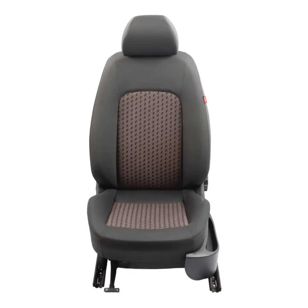 Seat Ibiza 6J Front Left N/S Seat Cloth Fabric Orange Interior - SKU 6J0881805J-1 - Part number 6J0881805J