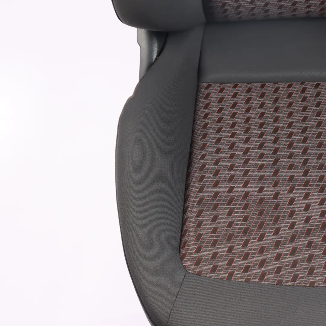 Seat Ibiza 6J Front Left N/S Seat Cloth Fabric Orange Interior - SKU 6J0881805J-1 - Part number 6J0881805J