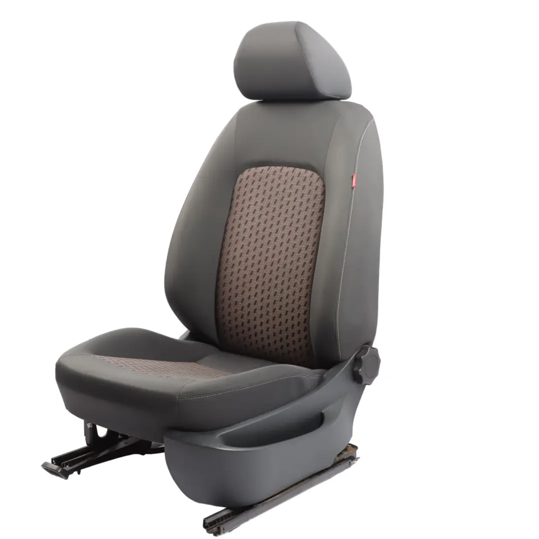 Seat Ibiza 6J Front Left N/S Seat Cloth Fabric Orange Interior - SKU 6J0881805J-1 - Part number 6J0881805J