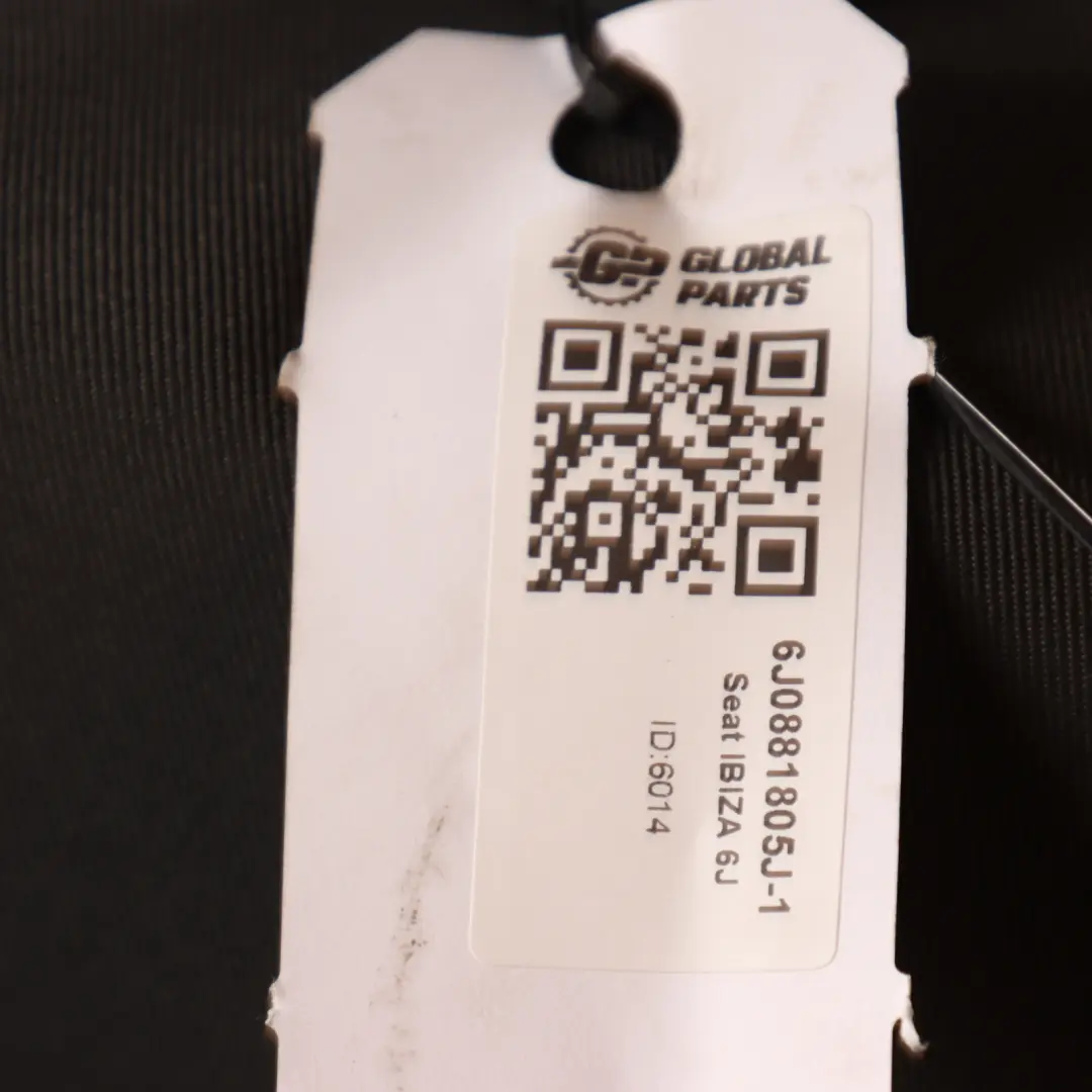 Seat Ibiza 6J Front Left N/S Seat Cloth Fabric Orange Interior - SKU 6J0881805J-1 - Part number 6J0881805J
