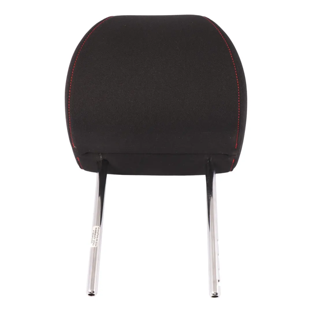 Seat Ibiza Mk4 6J Poggiatesta Anteriore Sinistro Destro Nero Cuciture Rosse - SKU 6J0881921A - Numero di parte 6J0881921A