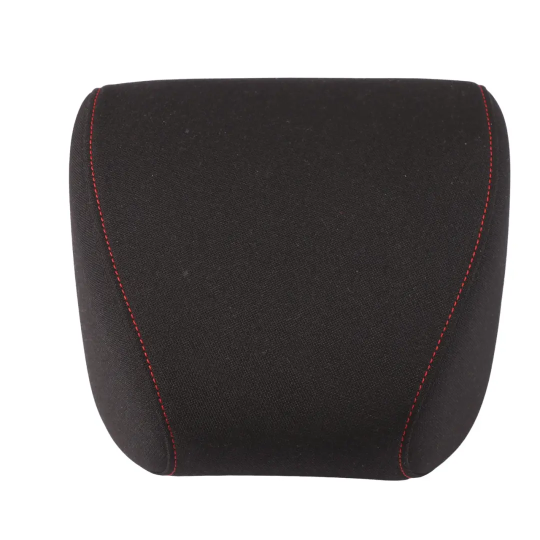 Seat Ibiza Mk4 6J Kopf Stütze Vorne Sitz Links Rechts Schwarz Rot Genäht - SKU 6J0881921A - Teilenummer 6J0881921A