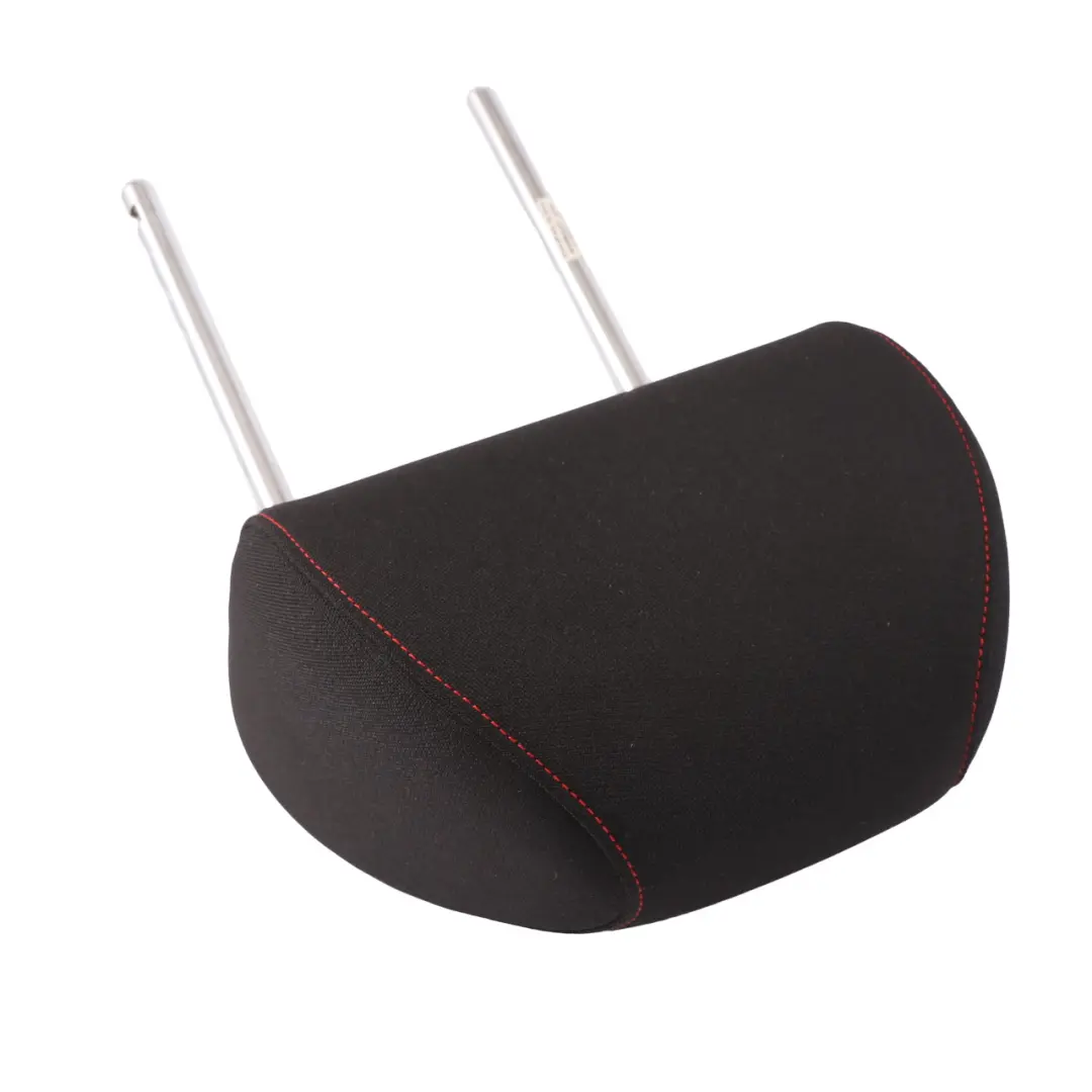 Seat Ibiza Mk4 6J Poggiatesta Anteriore Sinistro Destro Nero Cuciture Rosse - SKU 6J0881921A - Numero di parte 6J0881921A