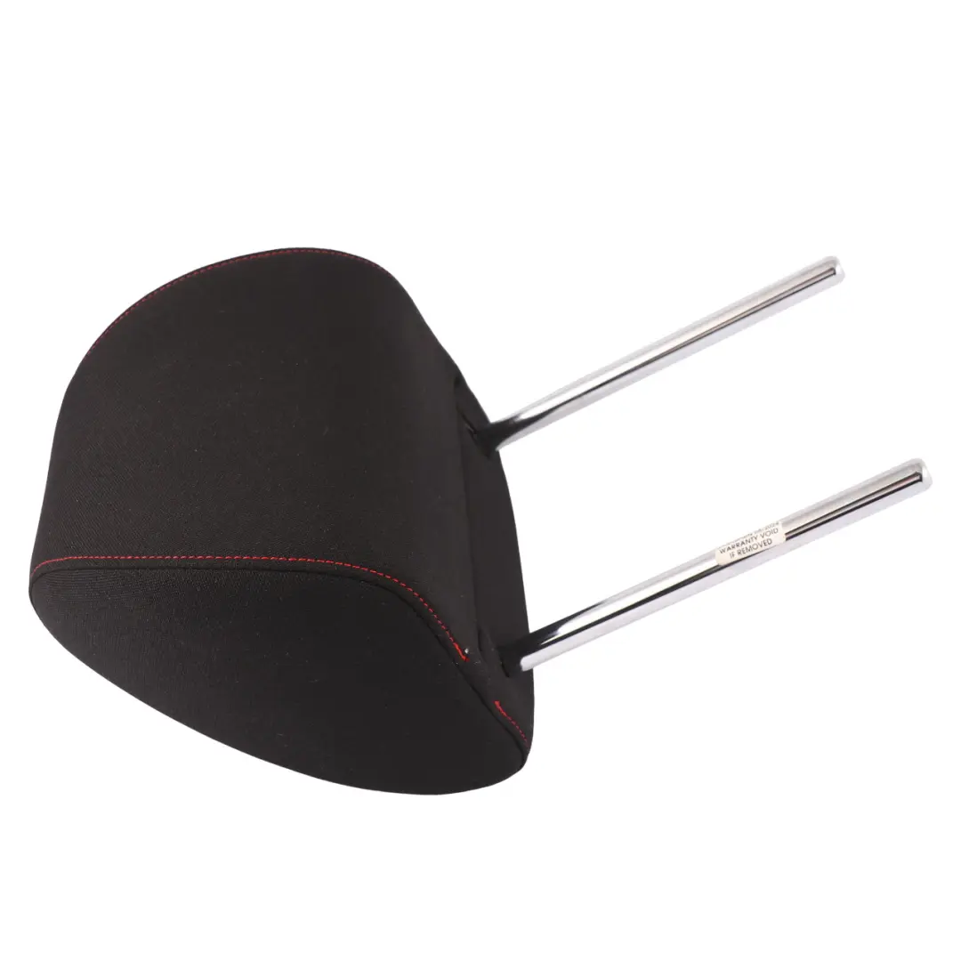 Seat Ibiza Mk4 6J Poggiatesta Anteriore Sinistro Destro Nero Cuciture Rosse - SKU 6J0881921A - Numero di parte 6J0881921A