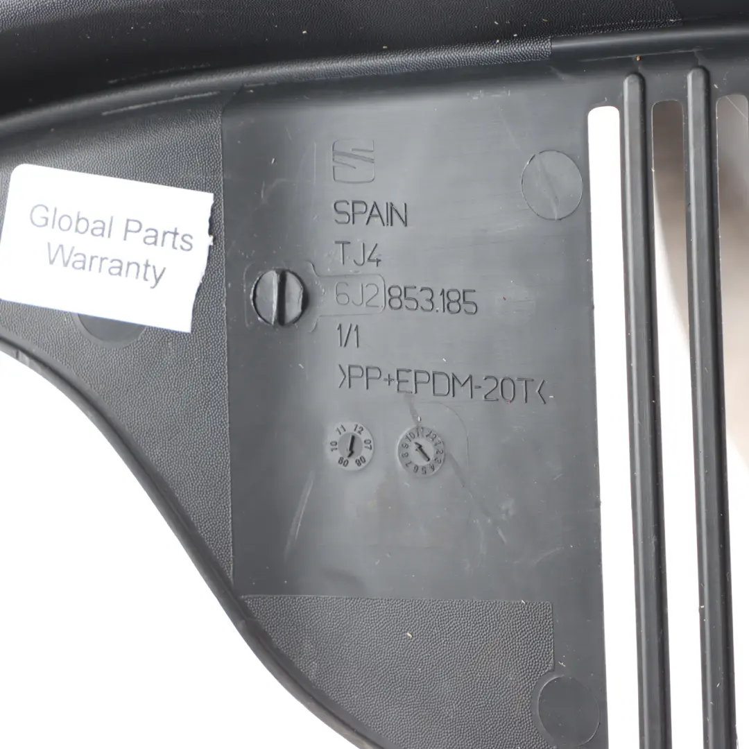 6J Front Windscreen Scuttle Panel End Trim Cover to Seat Ibiza with Part number 6J2853185 Seat Ibiza 6J Front Windscreen Scuttle Panel End Trim Cover - SKU 6J2853185 - Part number 6J2853185